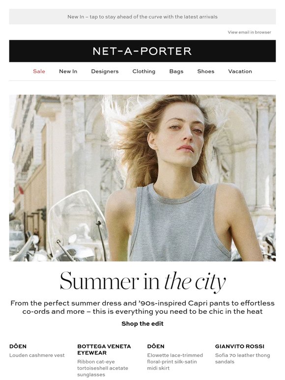 Your summer-in-the-city shopping list