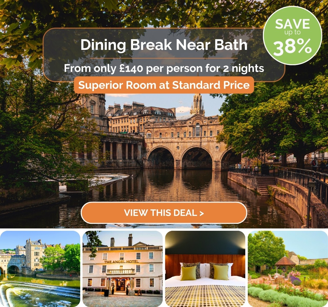 Dining Break Near Bath - Best Western Plus Angel Hotel