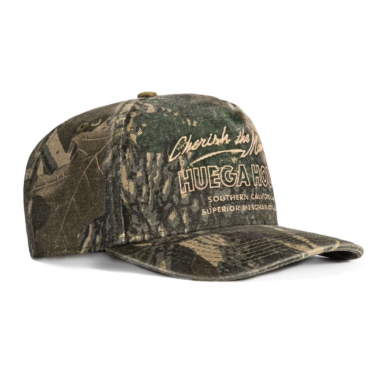 Image of Huega House Cherish the Moments Snapback Hat - Camo