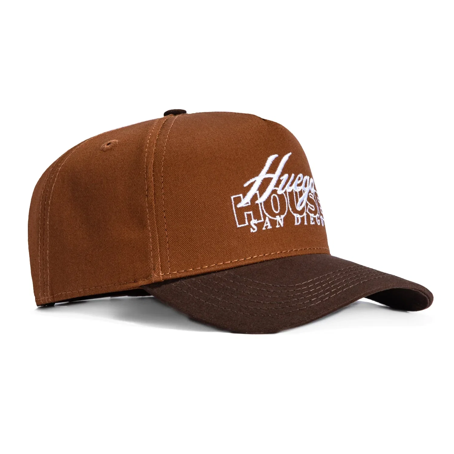 Image of Huega House Ophav Snapback Hat - Light Brown, Brown