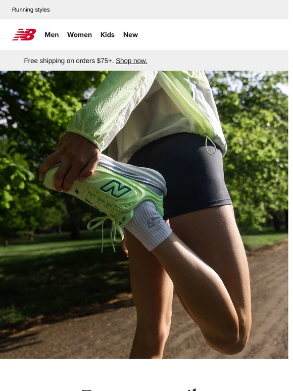 Keep up your pace in any climate.