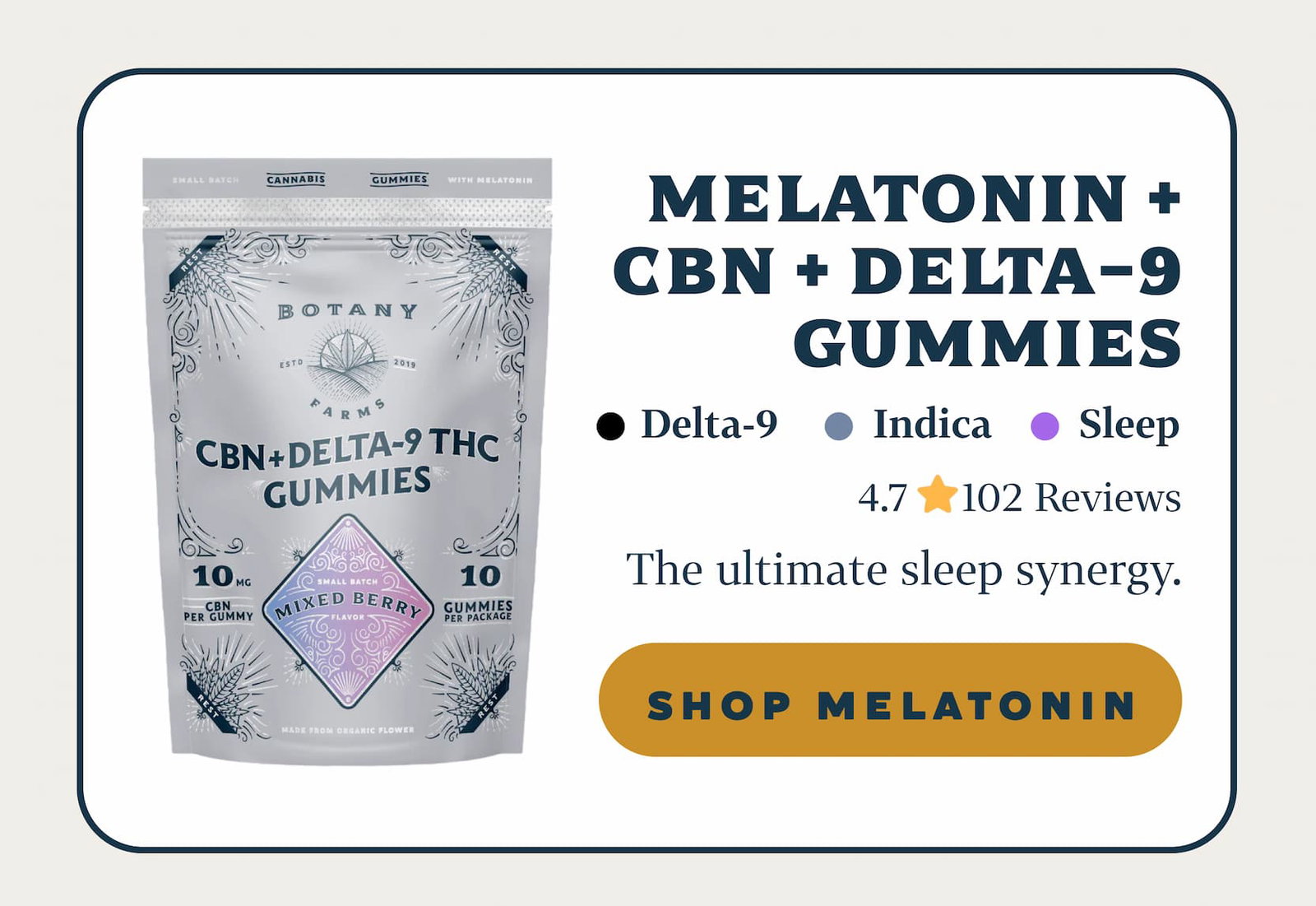 Melatonin + CBN + Delta-9 Gummies