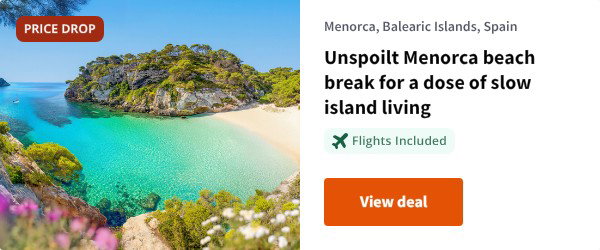 Unspoilt Menorca beach break for a dose of slow island living