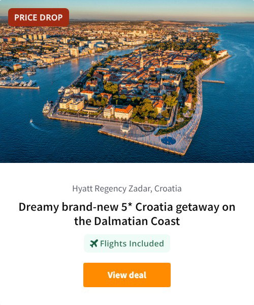 Dreamy brand-new 5* Croatia getaway on the Dalmatian Coast