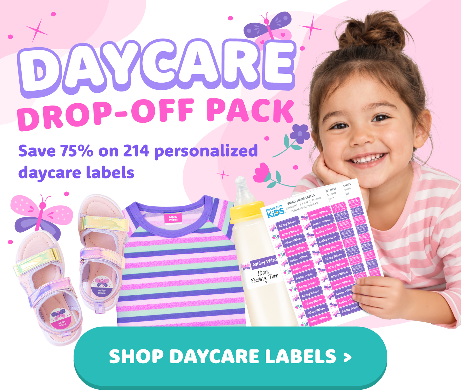 Daycare Name Labels Combo Pack >