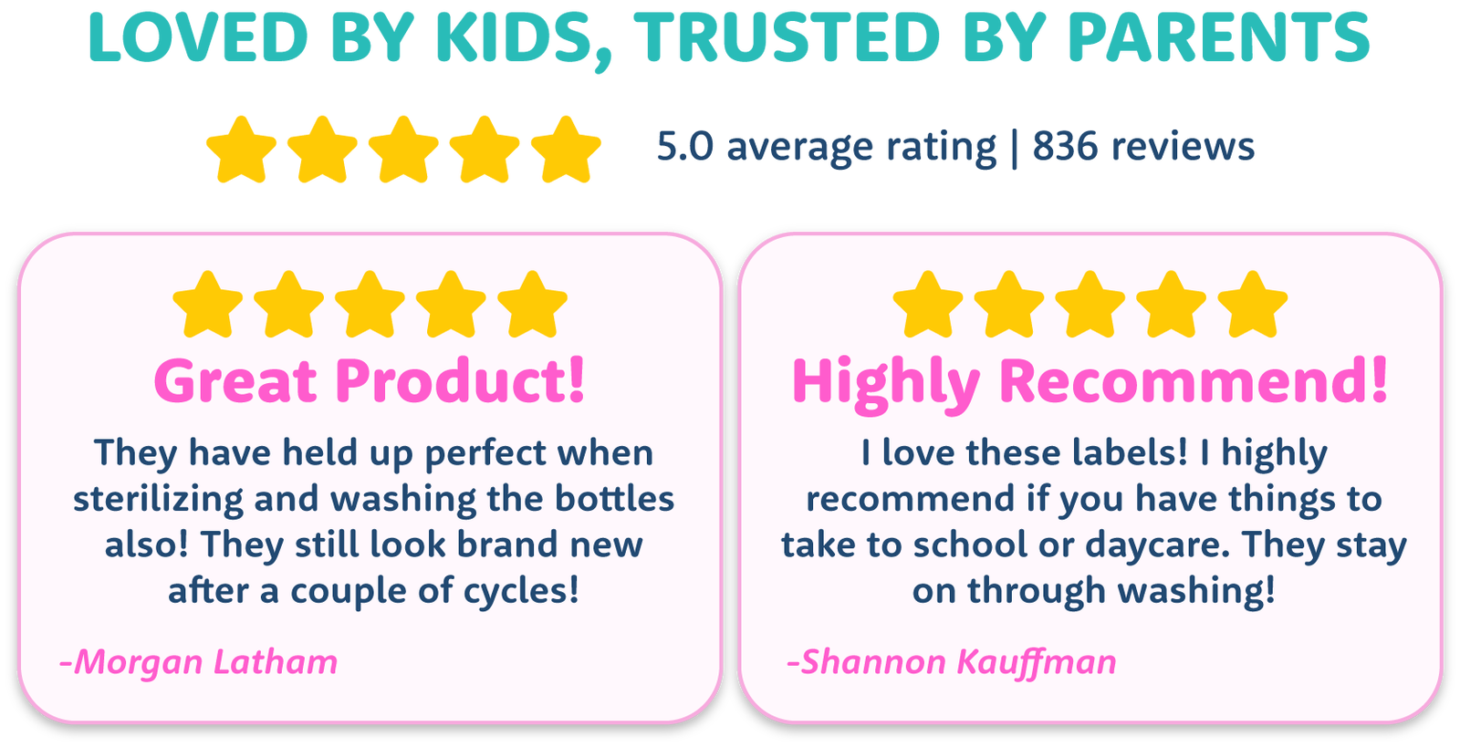 Daycare Name Labels Combo Pack Reviews >