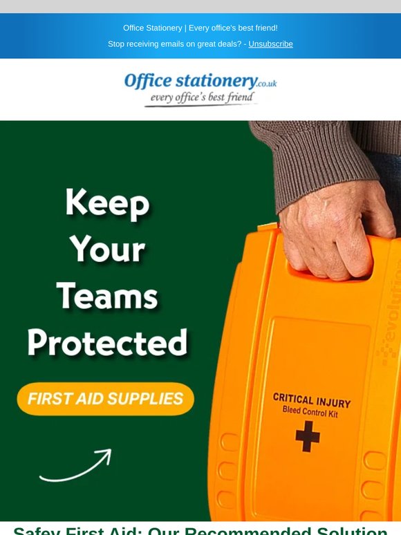 First Aid Supplies for Safer Workplaces ❤️