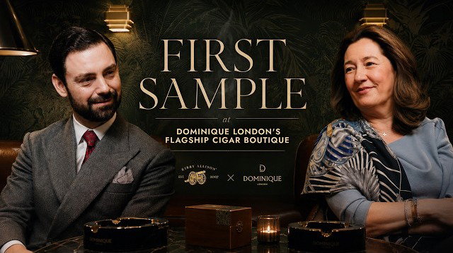 First Sample in London's Finest Cigar Boutique | Dominique London | Kirby Allison