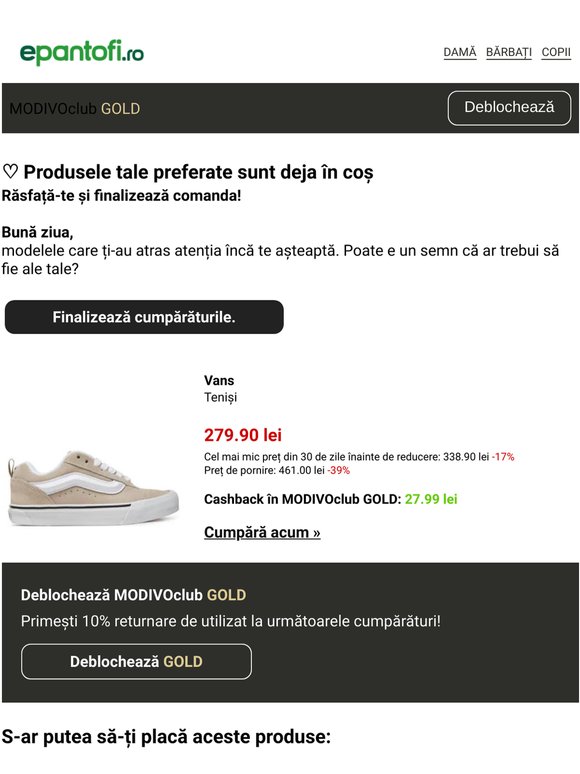 Produsele tale sunt încă disponibile!