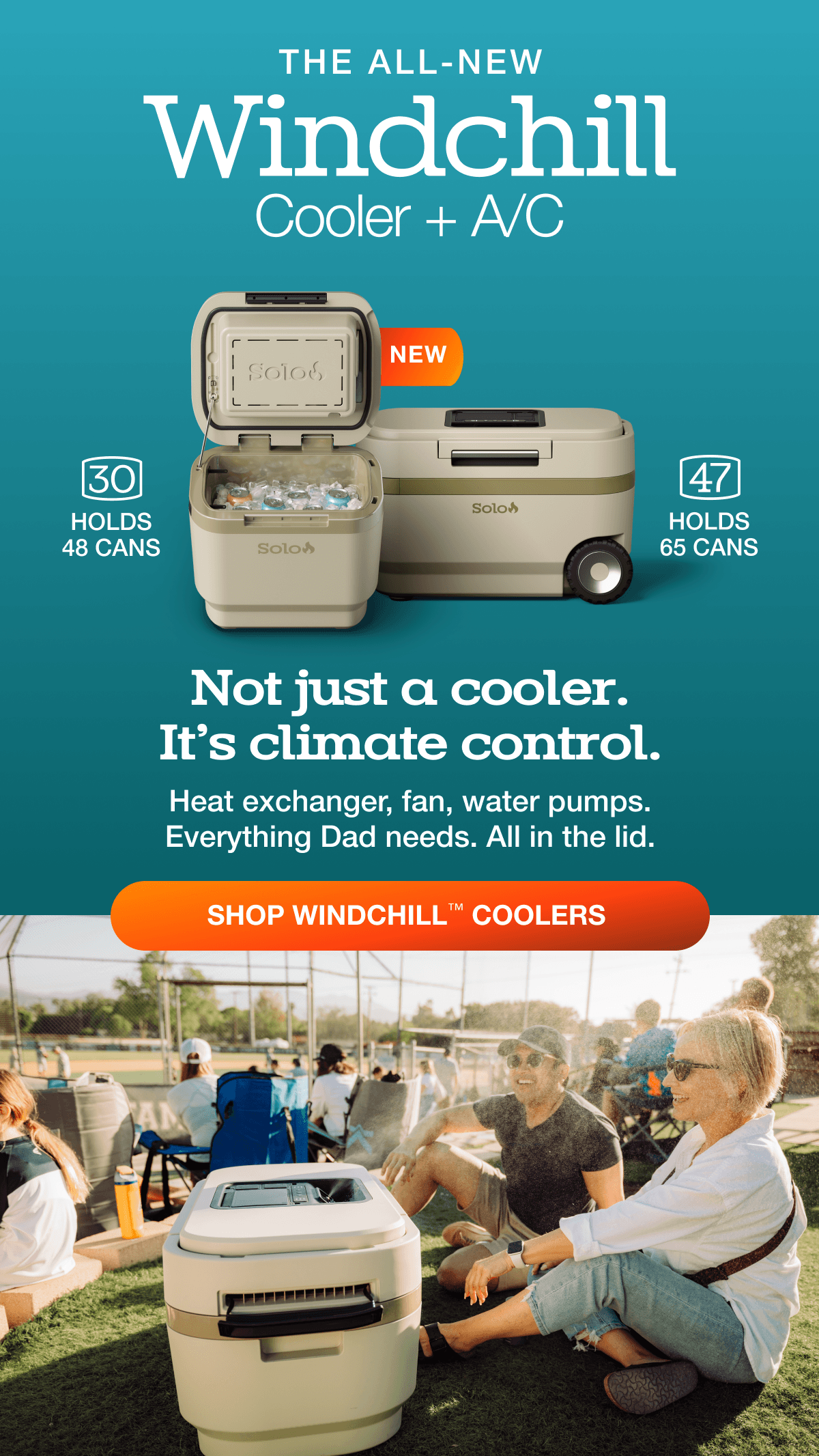 Windchill 47 Cooler + Mobile A/C