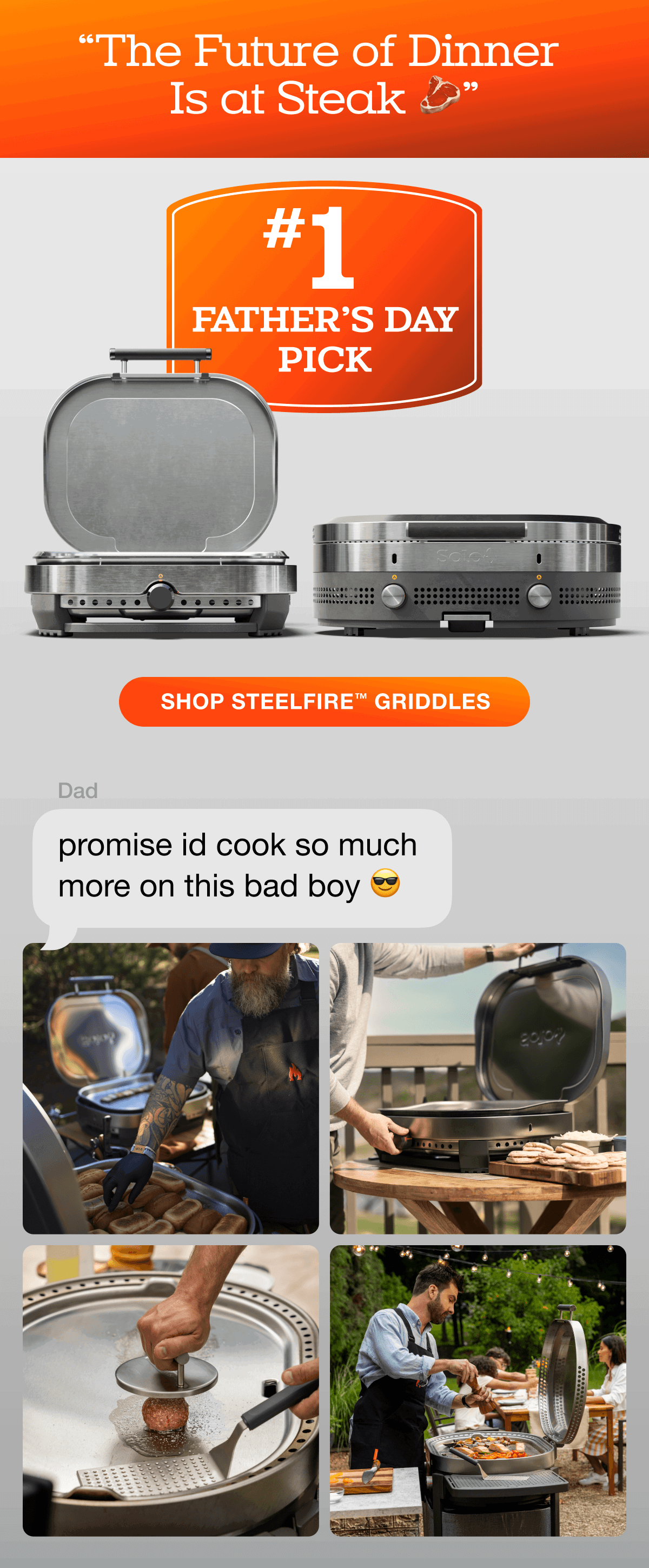 All-New Solo Steelfire™ Stainless Griddles