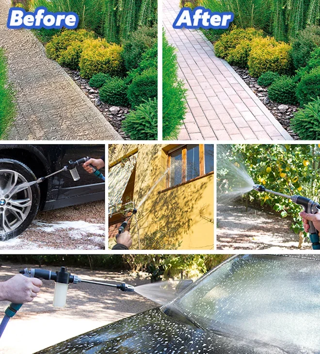 Up to 15x more water pressure – instantly
