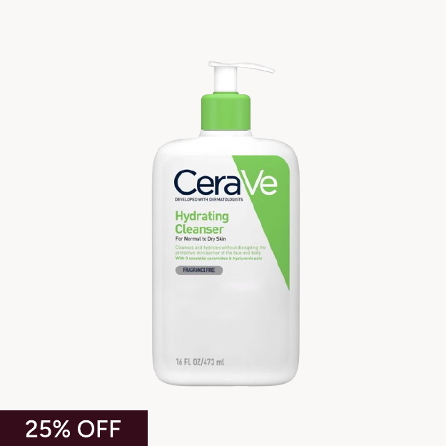 CeraVe Hydrating Cleanser with Hyaluronic Acid for Normal to Dry Skin 473ml