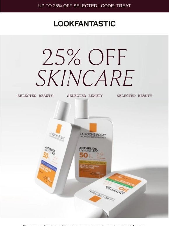 25% Off Skincare