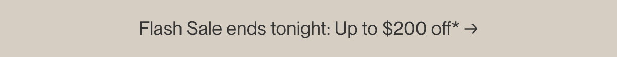 Flash Sale ends tonight