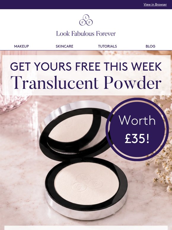 Get Your Free Powder Gift With £25+ Spend