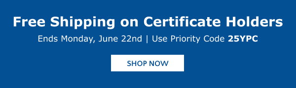 Certificate Holders - Shop Now