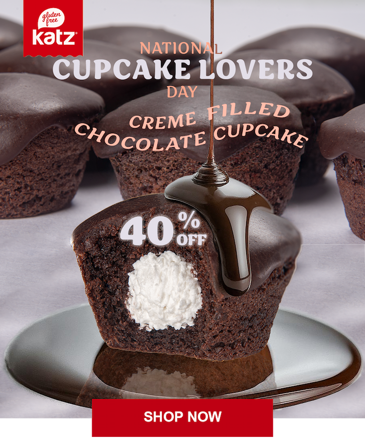 40% Off Chocolate Creme filled Cupcakes - National Cupcake Lover's Day