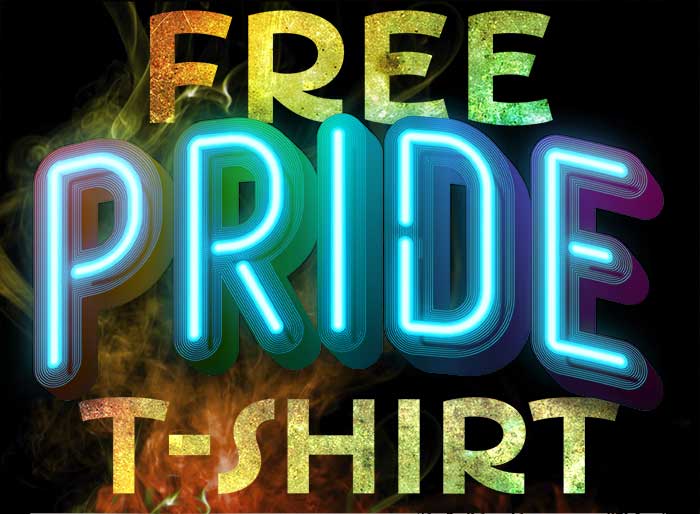 FREE pride t-shirt
