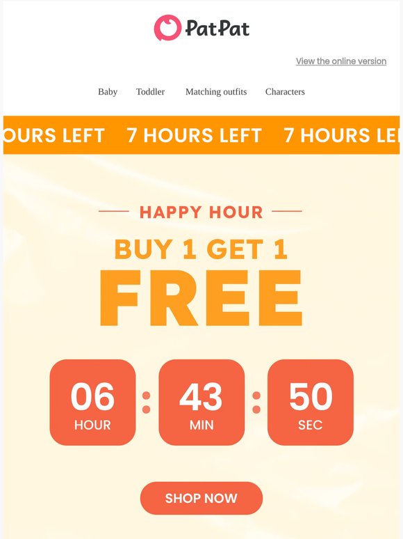 ⚡ 7 Hours Only: Buy 1, Get 1 FREE