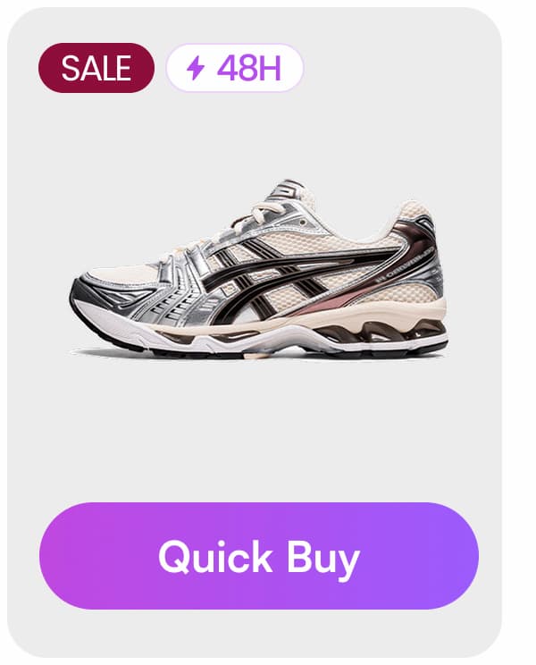 ASICS Gel-Kayano 14 Cream Black Metallic Plum