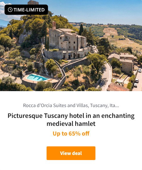 Picturesque Tuscany hotel in an enchanting medieval hamlet