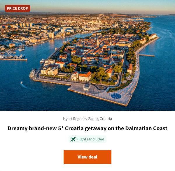 Dreamy brand-new 5* Croatia getaway on the Dalmatian Coast