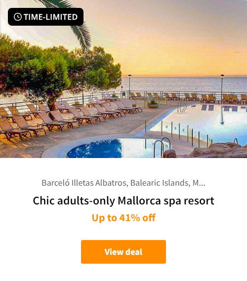 Chic adults-only Mallorca spa resort