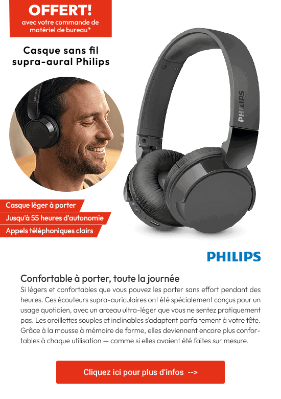 Casque sans fil PHILIPS : votre allié audio au quotidien
