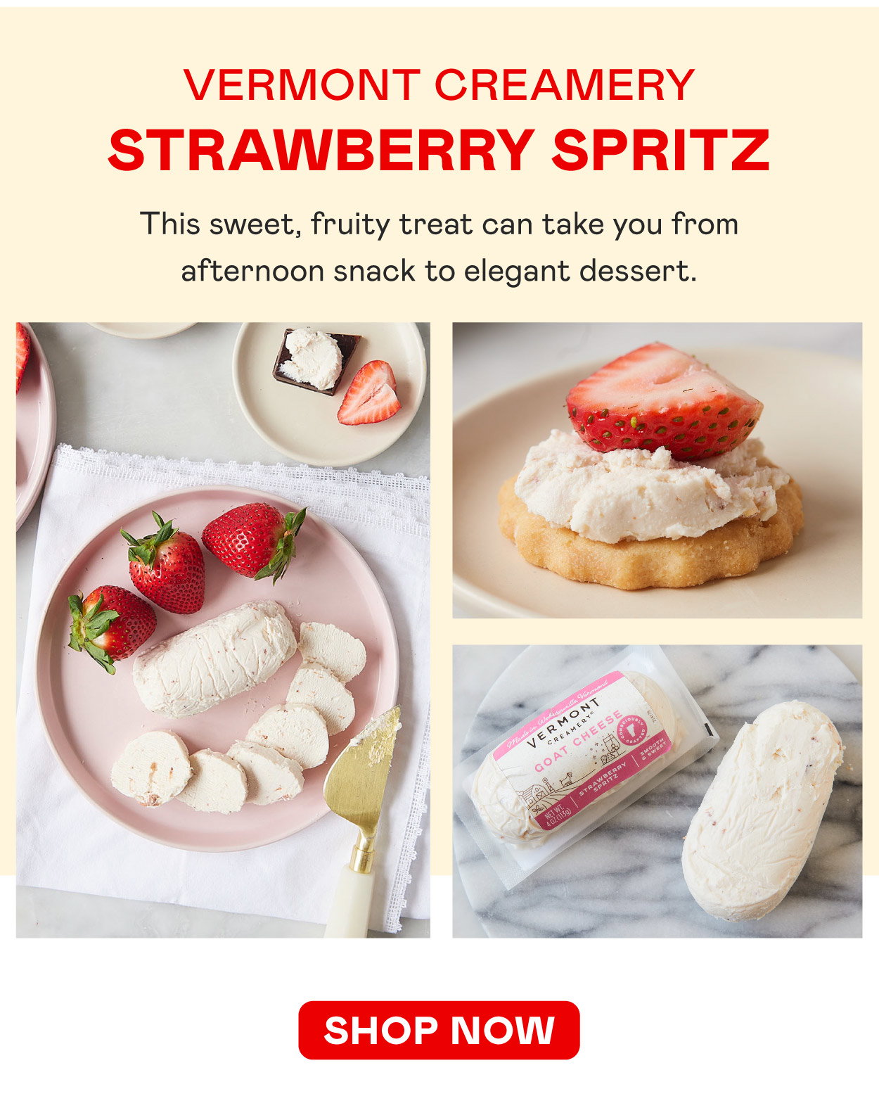 Vermont Creamery Strawberry Spritz​