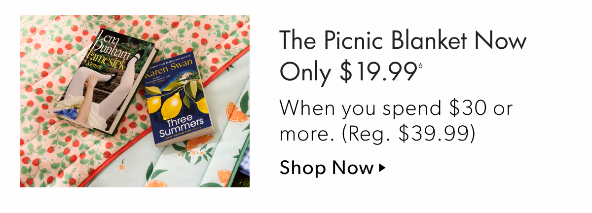 The Picnic Blanket Now only $ 19.99 | When you spend $30 or more. (Reg. $39.99)