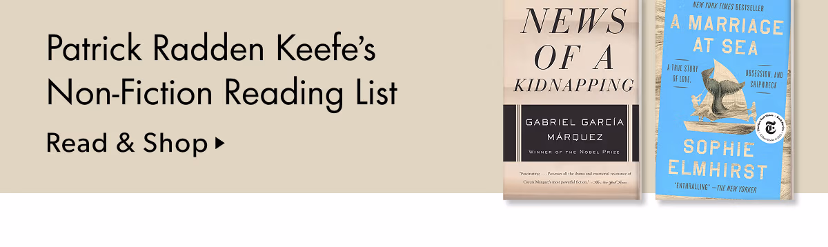 Patrick Radden Keefe's Non-fiction Reading List