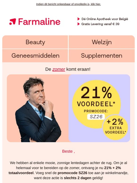 23% voordeel, speciaal voor jou