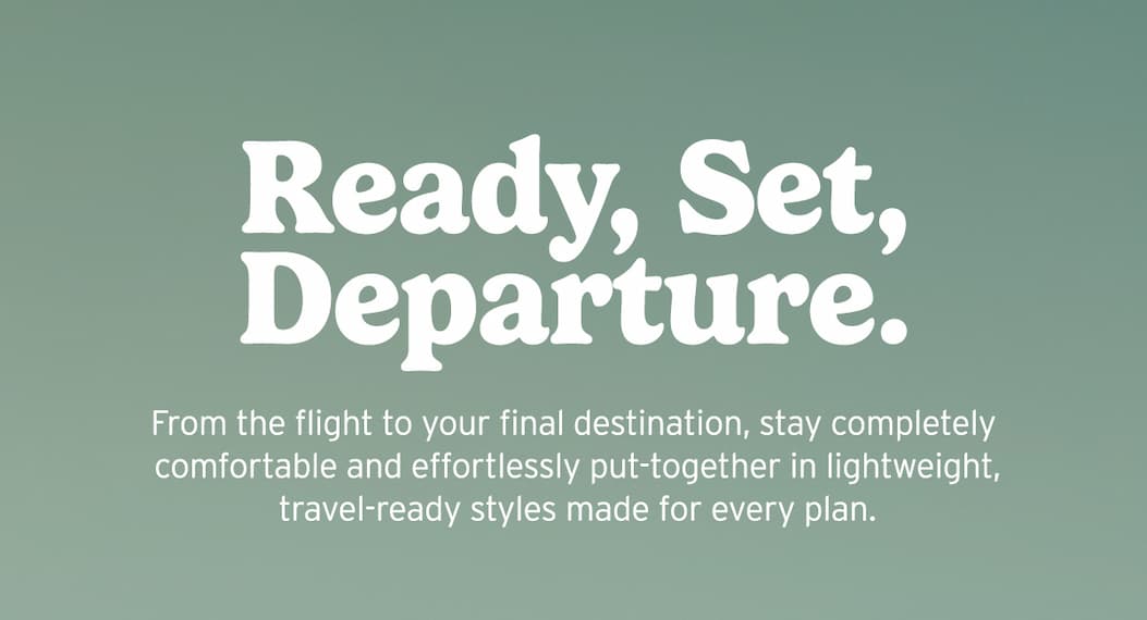 Ready, Set, Departure