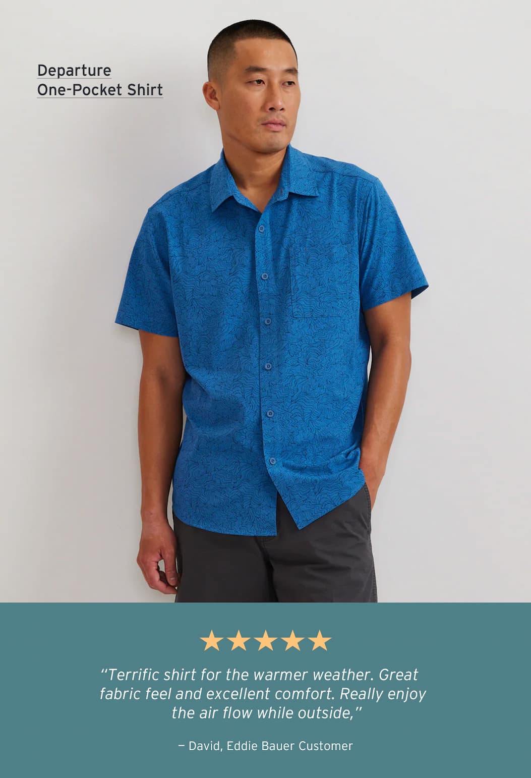 Men's Departure One-Pocket Shirt