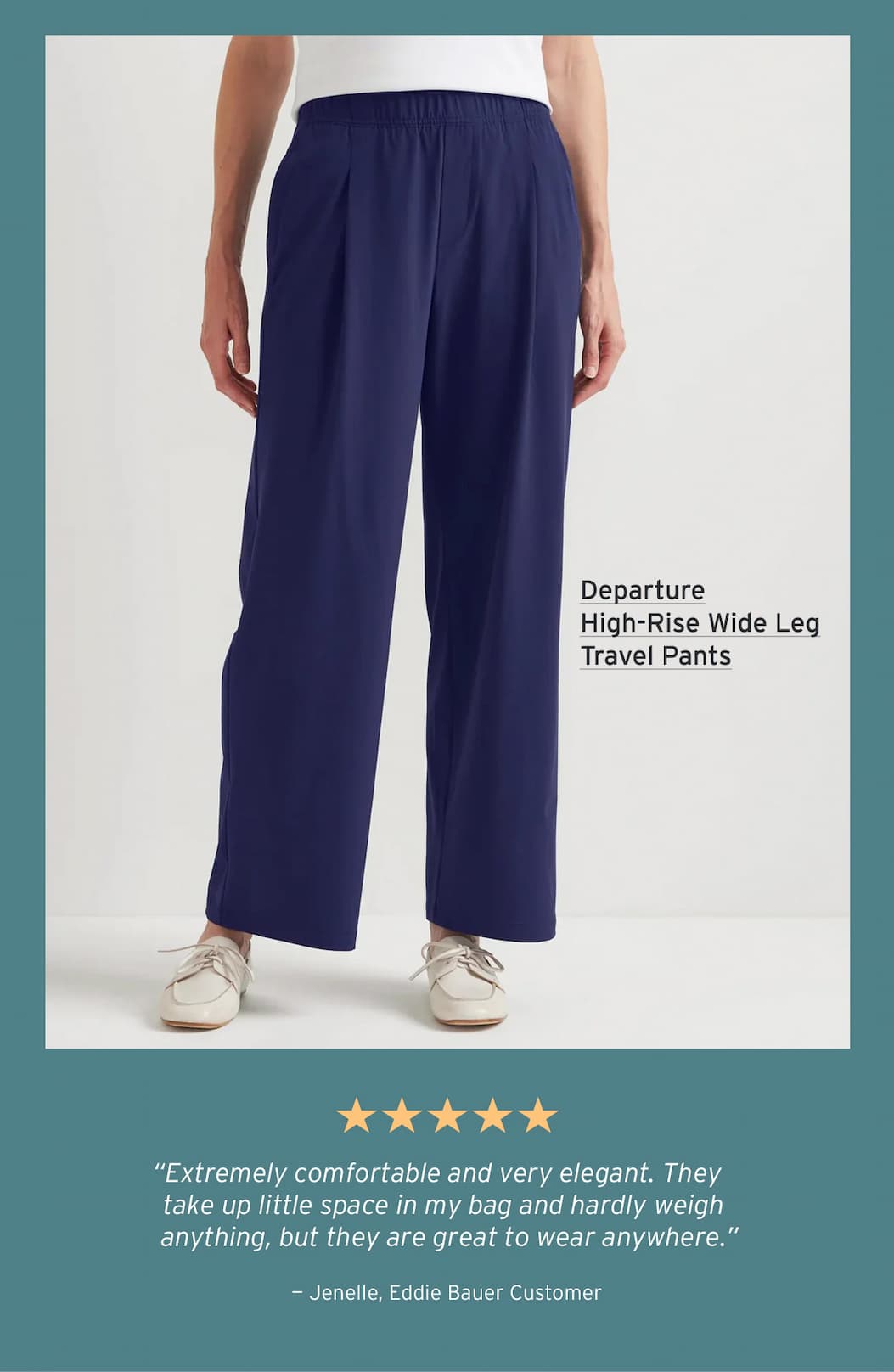 Women's Departure High-Rise Wide Leg Travel Pants