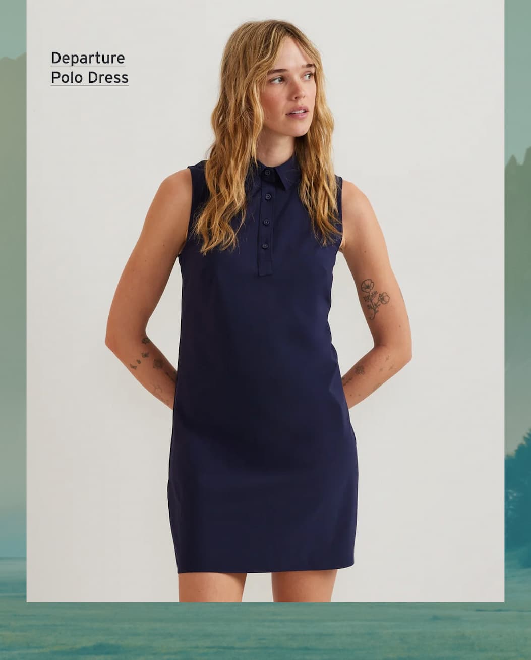 Women's Departure Polo Dress