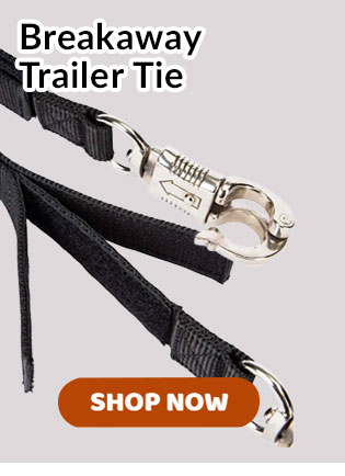 Shires breakaway trailer tie