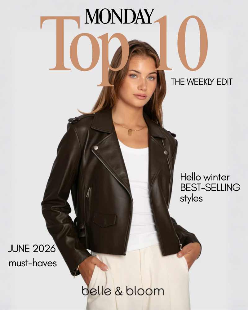 Just Friends Leather Jacket - Chocolate