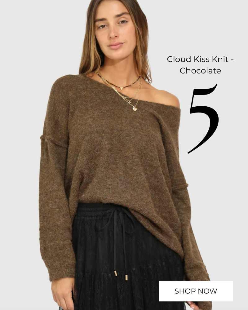 Cloud Kiss Knit - Chocolate