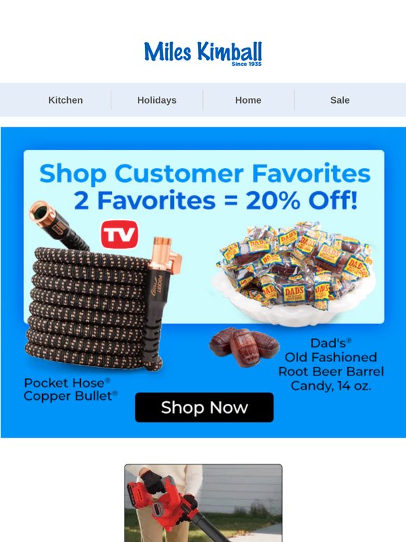 Best Sellers + 20% Savings = A Great Deal