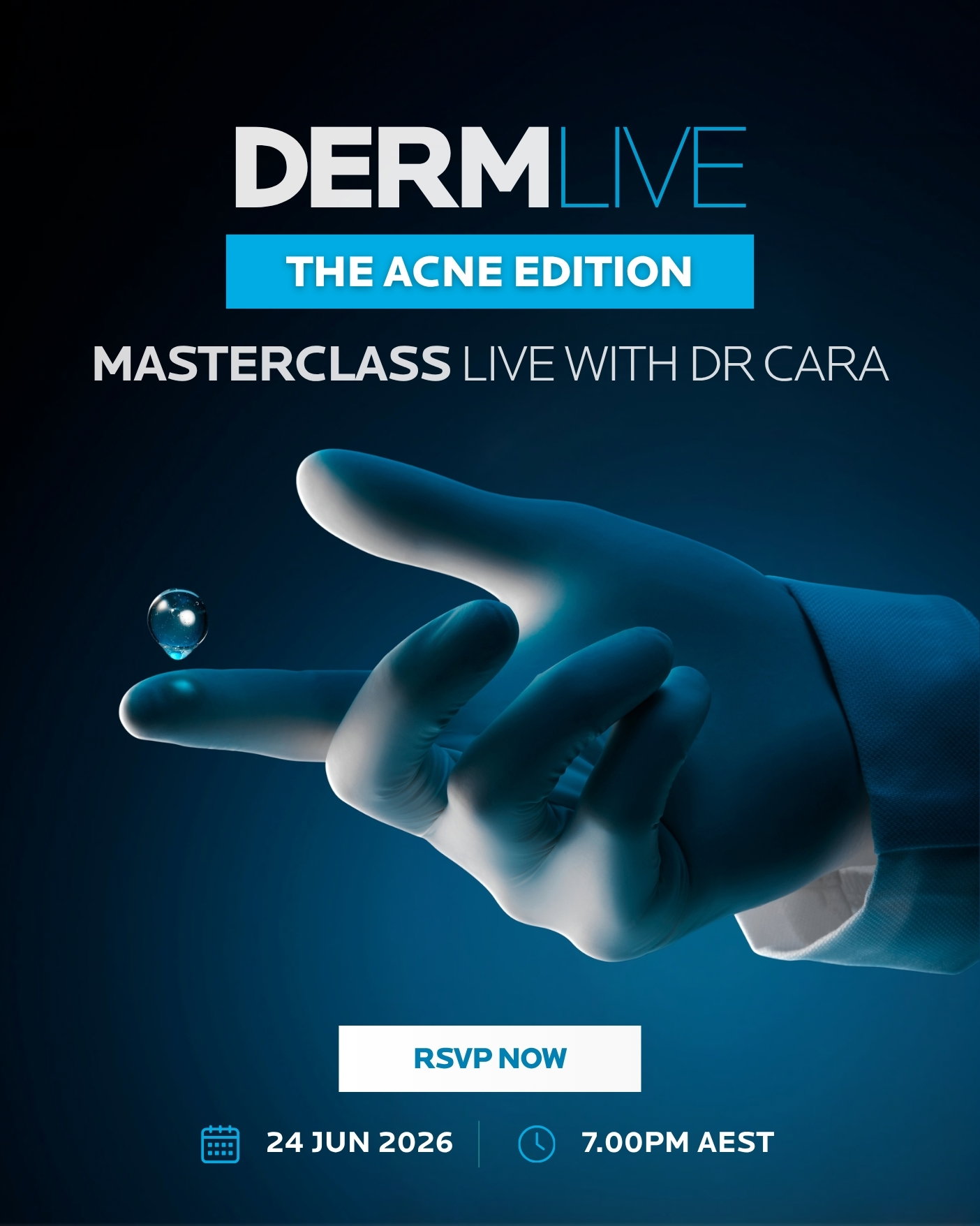 DermLive The Acne Edition Masterclass Live with Dr Cara McDonald