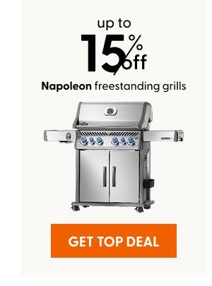 Up to 15% off Napoleon freestanding grills