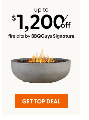 Up to $1,200 off fire pits by BBQGuys Signature