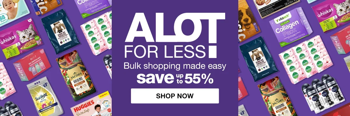 Alot for less | Up to 55%