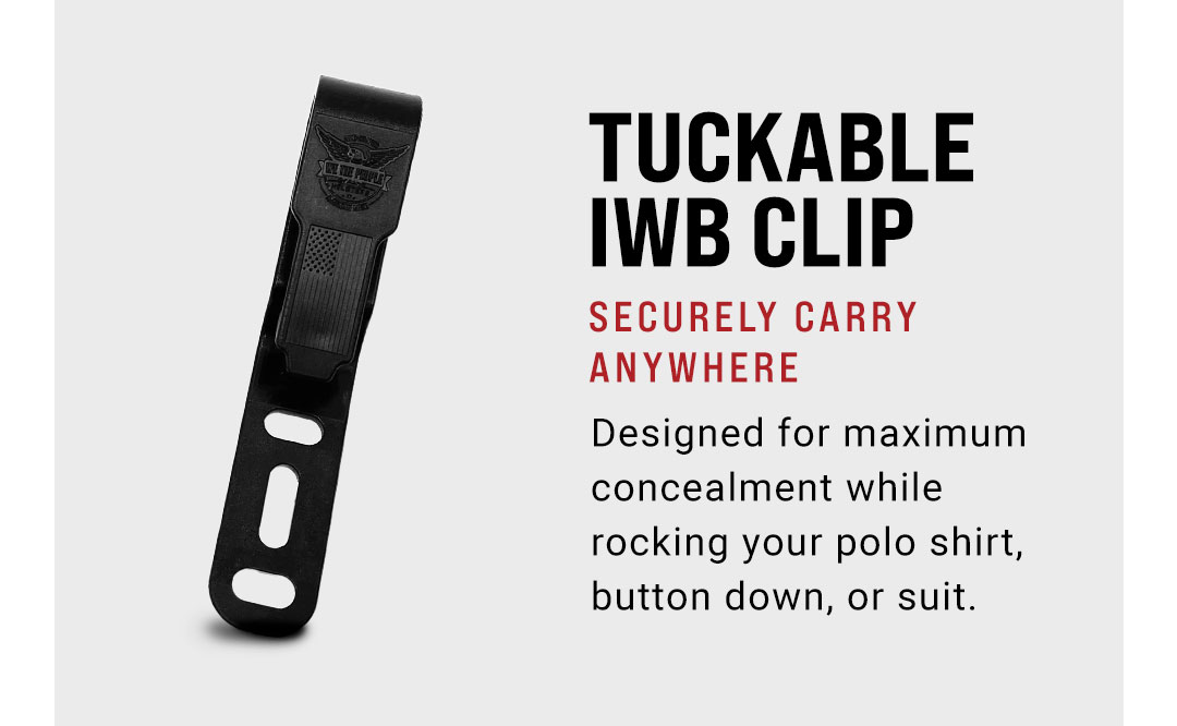 Tuckable Clip for rocking the more professional attire