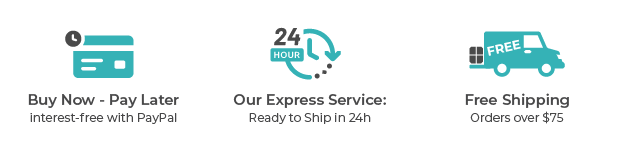 Your Benefits: Customer Account with exclusive benefits | High-quality guarantee | Orders over $70 - FREE shipping!