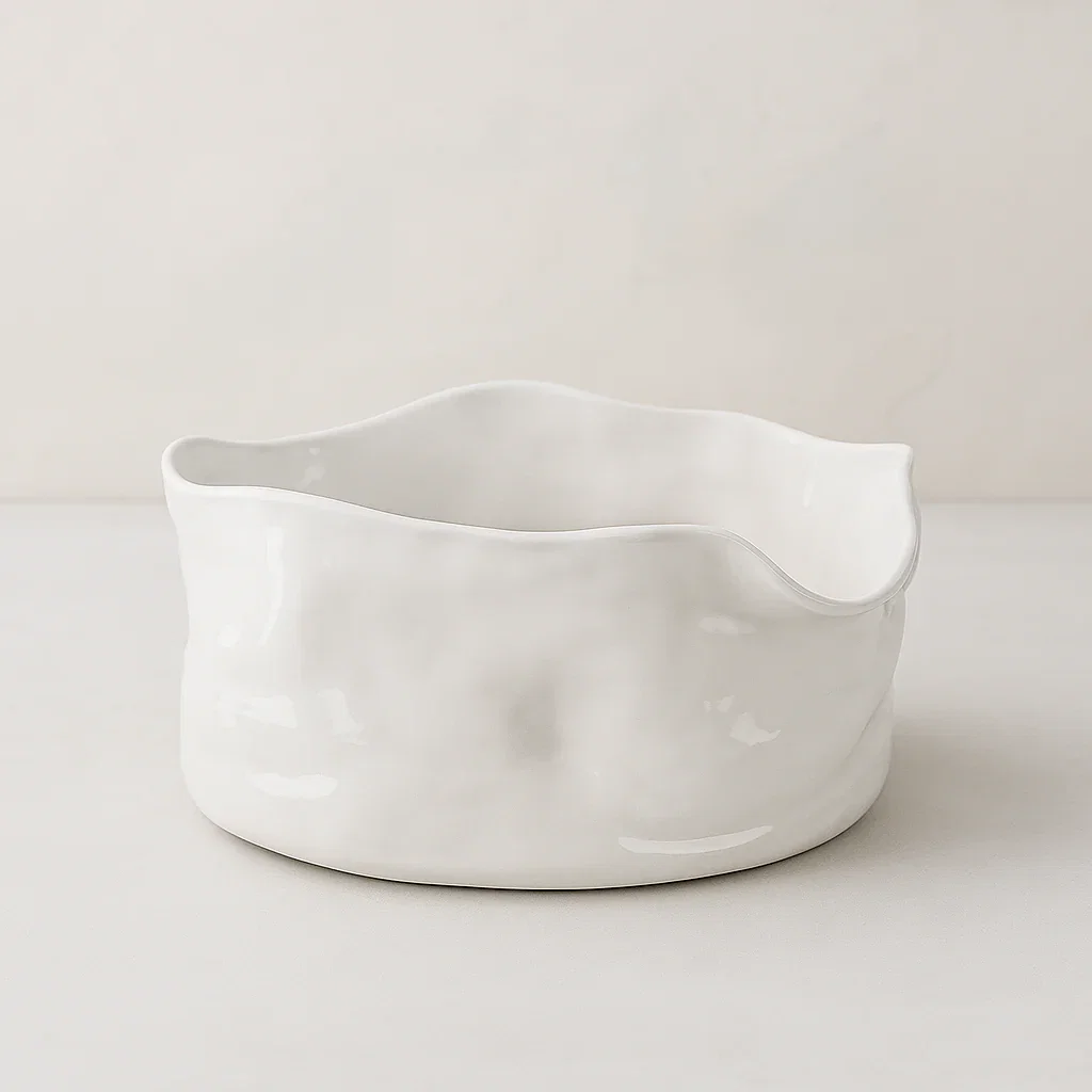 Image of Handmade Ceramic Serve Bowl 5116 by Montes Doggett