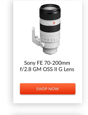 Sony FE 70-200mm f/2.8 GM OSS II G Lens