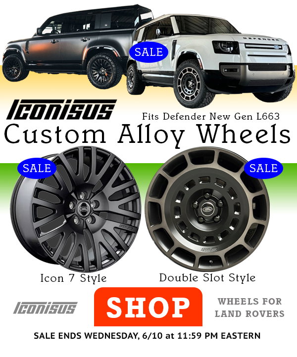 Iconisus Wheels - ON Sale For a limited time. Ends Wednesday, 6/10 at 11:59PM Eastern at RoverParts.com